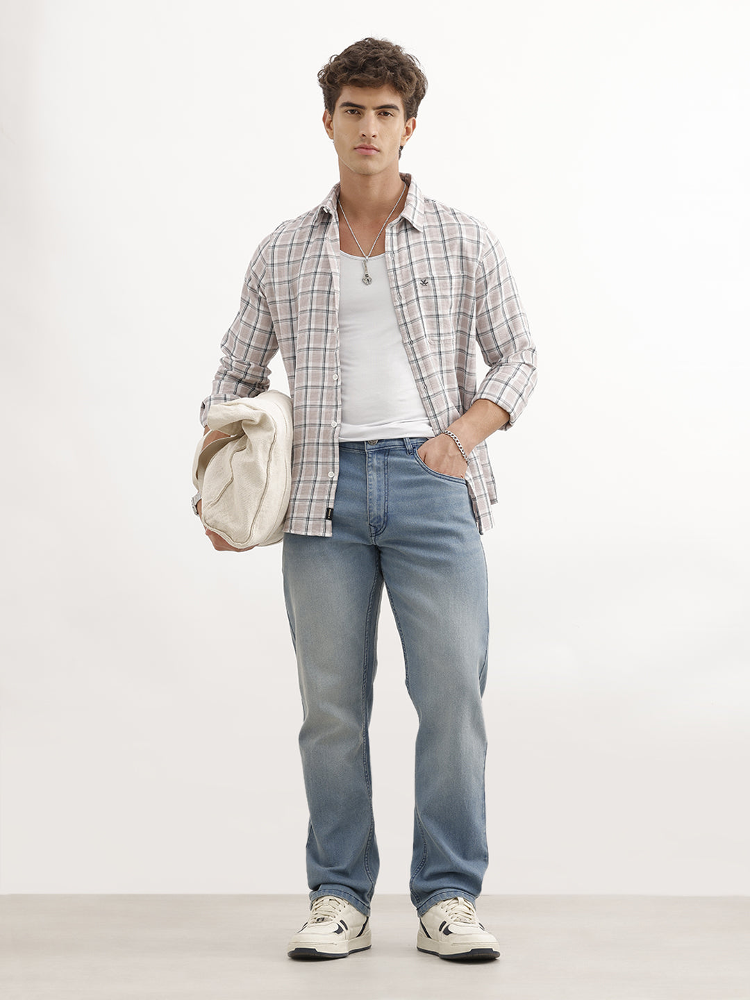 Faded Anti Fit Denim Jeans | Light Blue