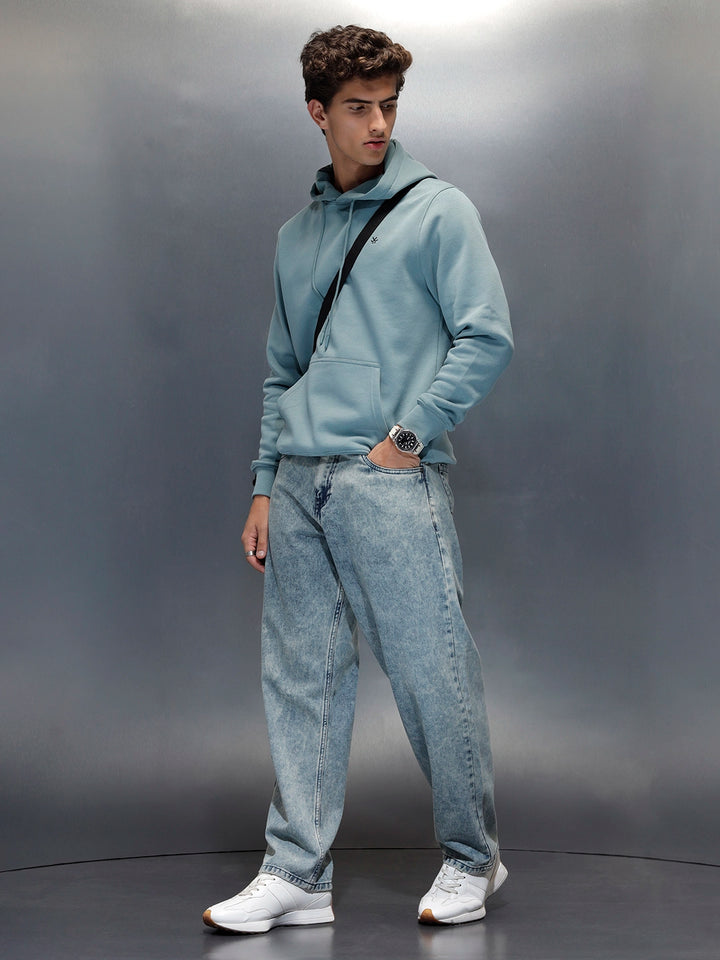 Men's casual loose fit jeans | Blue