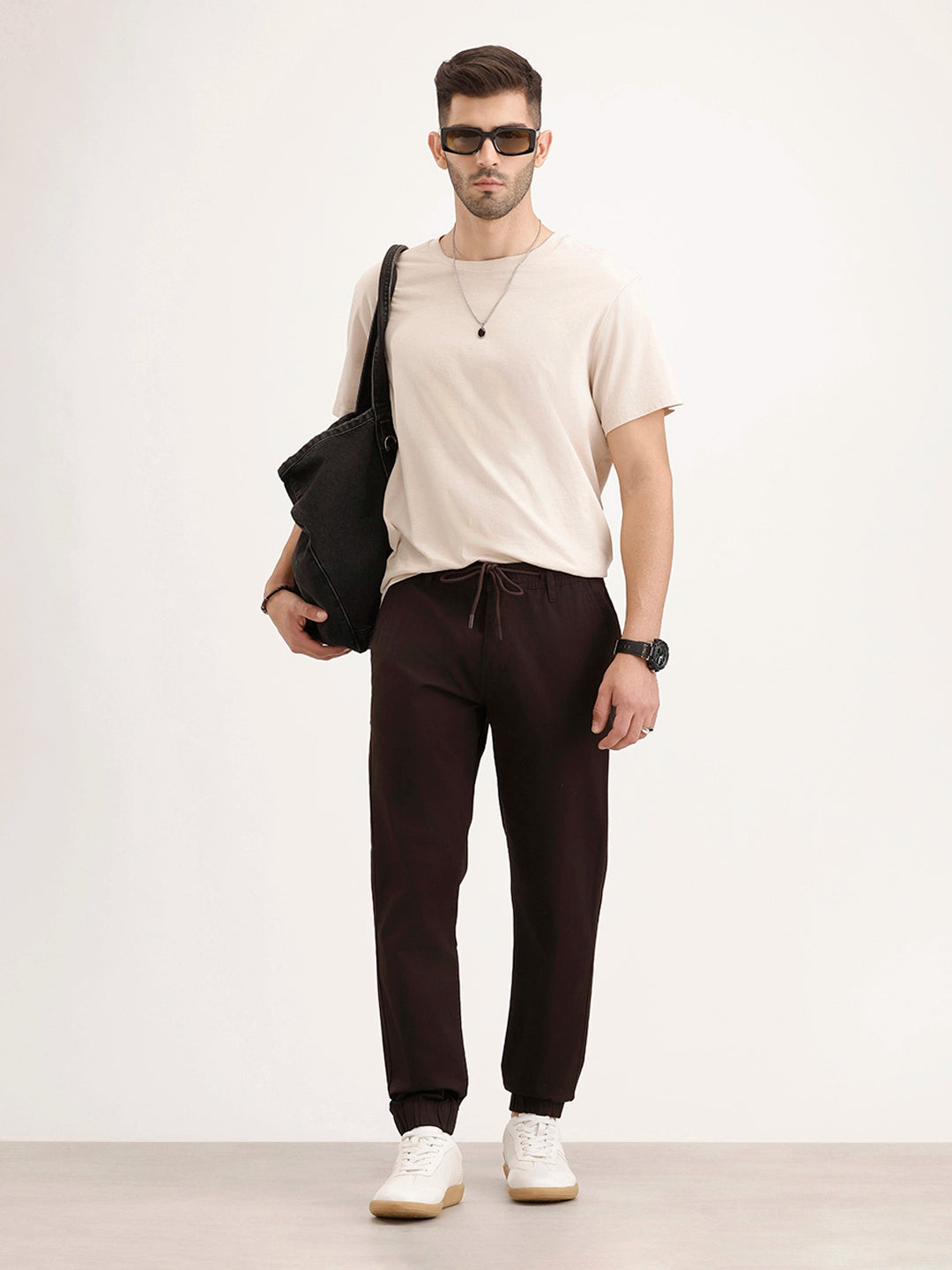 Classic Slim Fit Jogger | Brown