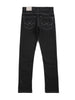 Casual Solid Black Slim Fit Jeans