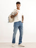 Men's Casual Straight Fit jeans | Light Blue