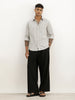 Classic Slim Fit Checkered Shirt | White