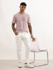Solid Skinny Crop Fit Denim Jeans | White