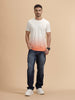Pixel Ombre Printed T-Shirt | White