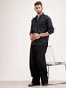 Regular Fit AOP Shirt | Black
