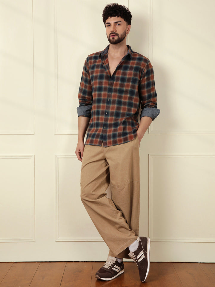 Rustic Checks Woven Shirt