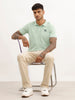 Classic Placement Printed Polo T-Shirt | Green | WWTS300F