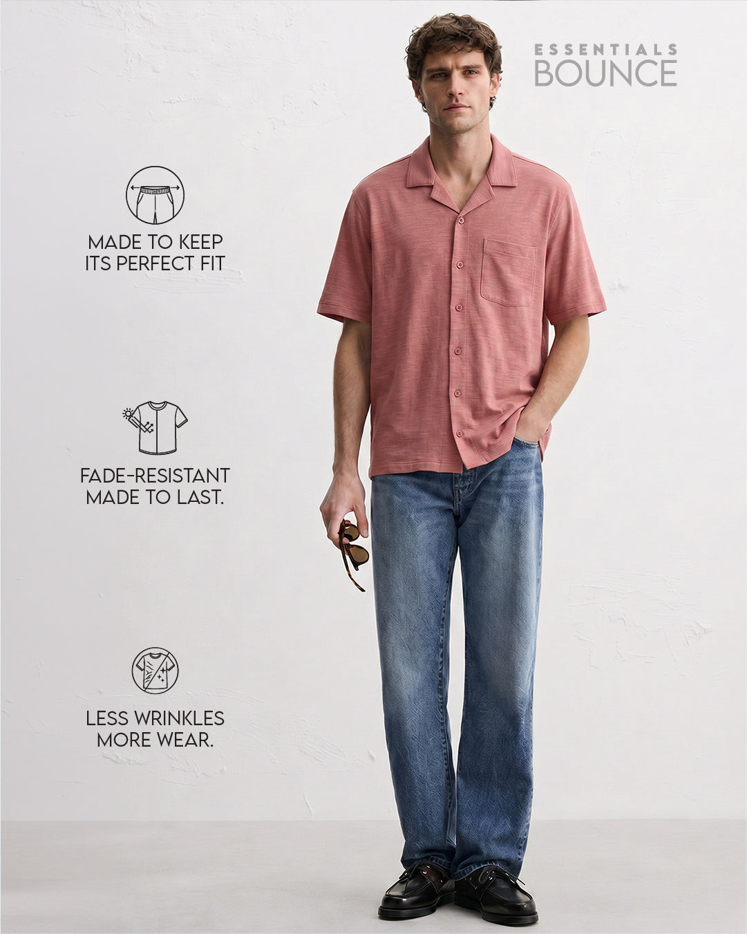 Essential Bounce Holiday Shirt | Essential |  Rust