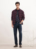 Solid Straight Fit Denim Jeans | Dark Blue
