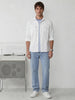 Comfort Fit Double Pocket Shirt | White
