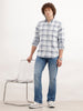 Straight Fit Faded Denim Jeans | Light Blue
