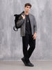 Solid Bomber Jacket | Grey