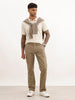 Classic Solid Straight Fit Trouser | Olive