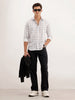 Regular Fit Checkered Shirt | Off White