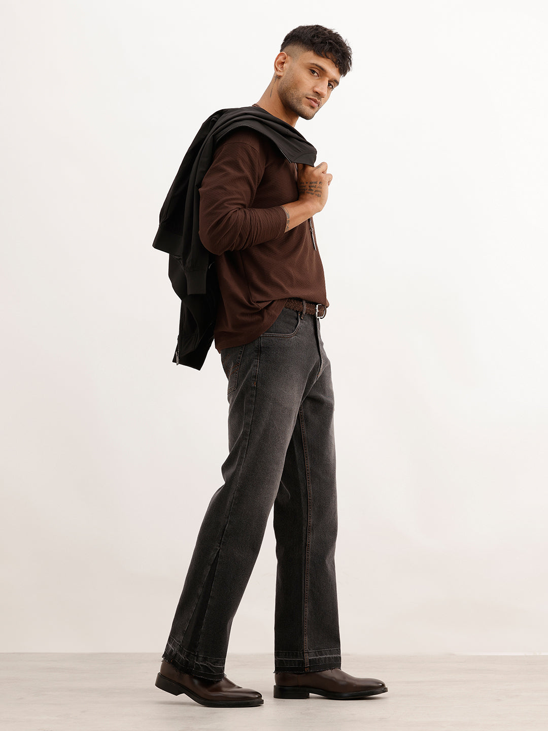Classic Boot Cut Denim Jeans | Black