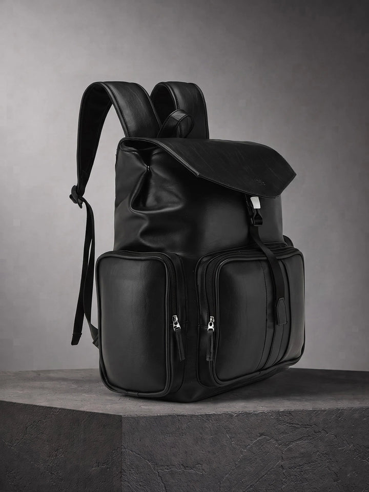 Textured Everyday Backpack | Black (30L)