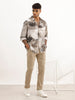 Comfort Fit AOP Full Sleeve Shirt | Grey