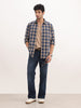Classic Regular Fit Checkered Shirt | Peach