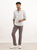 Regular Fit Checkered Full Sleeve Shirt | Grey | WWSH9171F