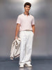 Classic Tipping Collar Polo T-Shirt   |  Pink