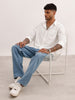 Solid Full Sleeve Shirt | White