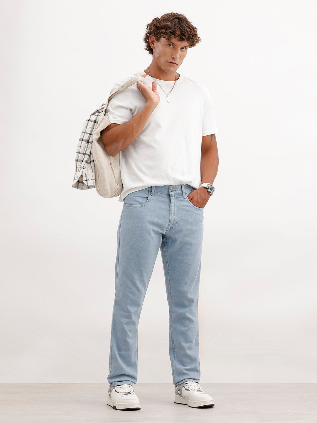 Slim Fit Denim Jeans | Light Blue