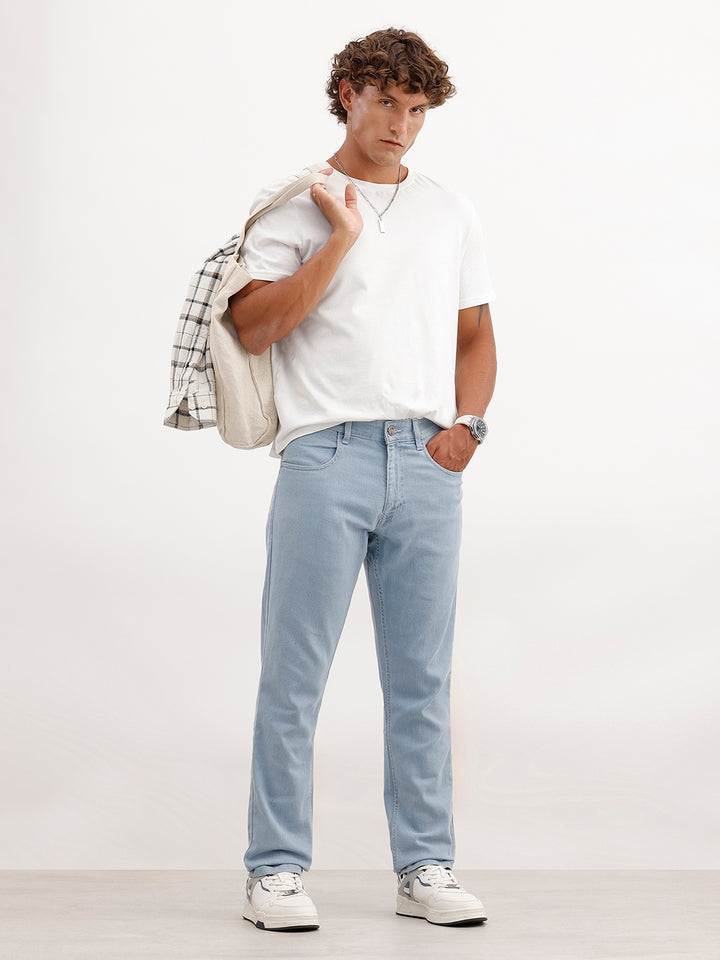 Slim Fit Denim Jeans | Light Blue