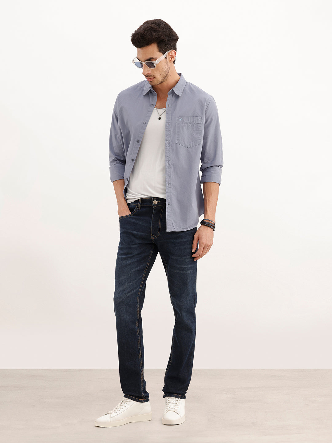 Casual Slim Fit Denim Jeans  | Blue