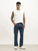 Washed Straight Fit Denim Jeans | Blue