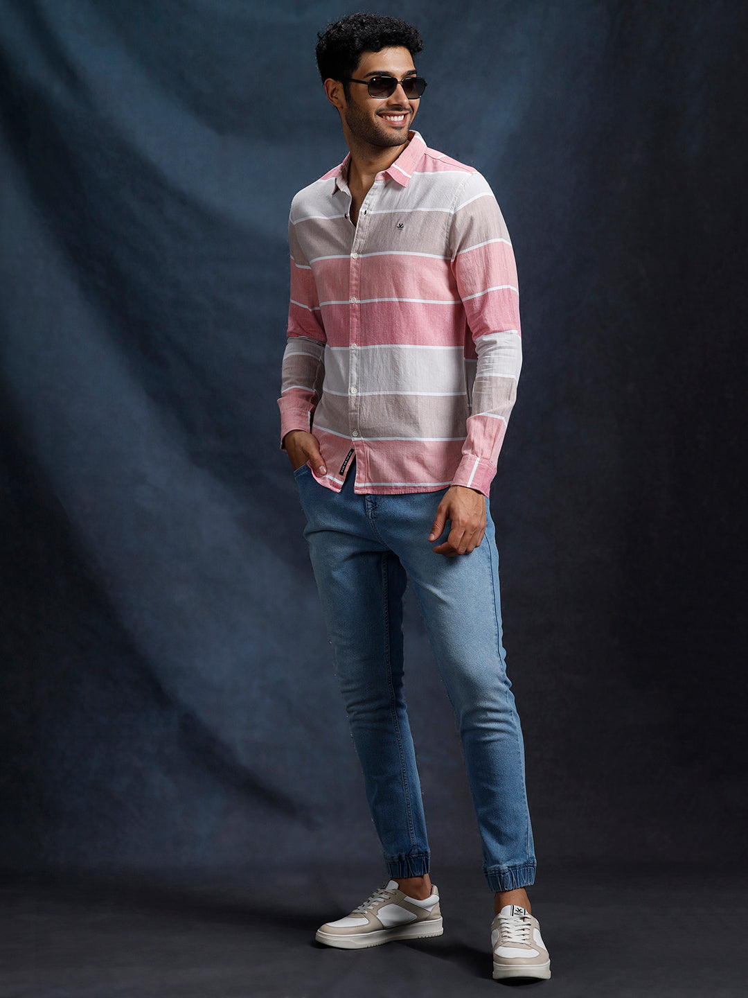 Dapper Striped Casual Shirt