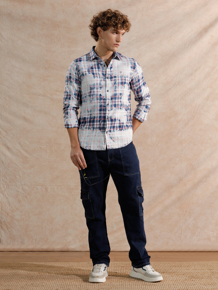 Washed Yarn Dyed Shirt | Pink