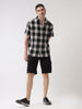 Solid Black Cargo Shorts