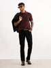 Solid Straight Fit Denim Jeans | Black
