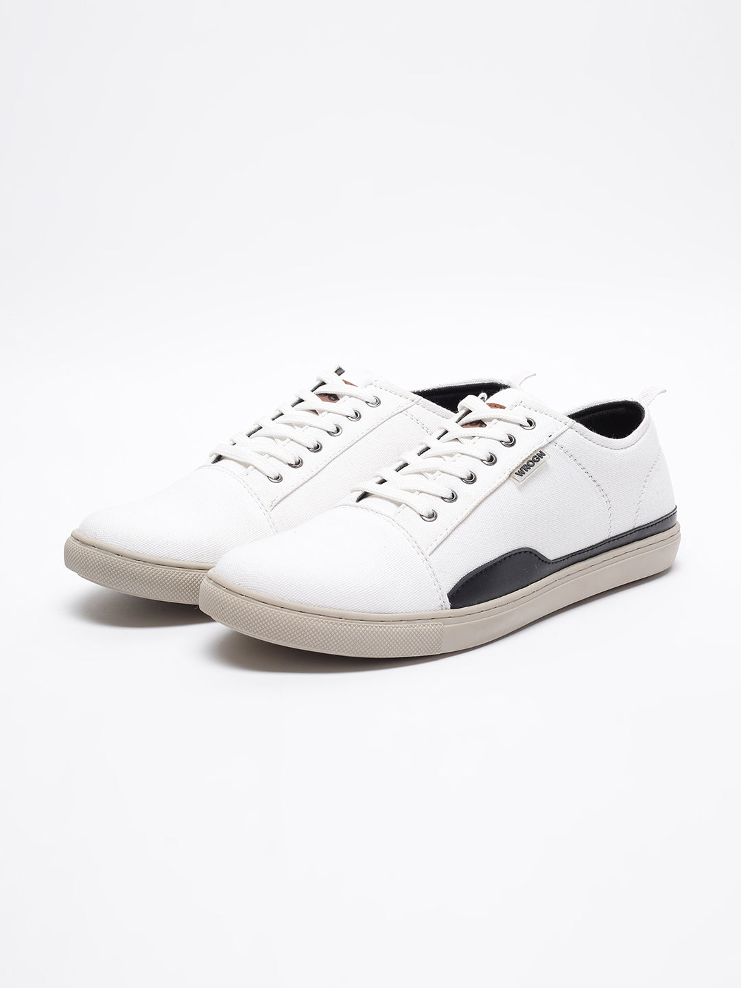 White Tread Classic Sneakers