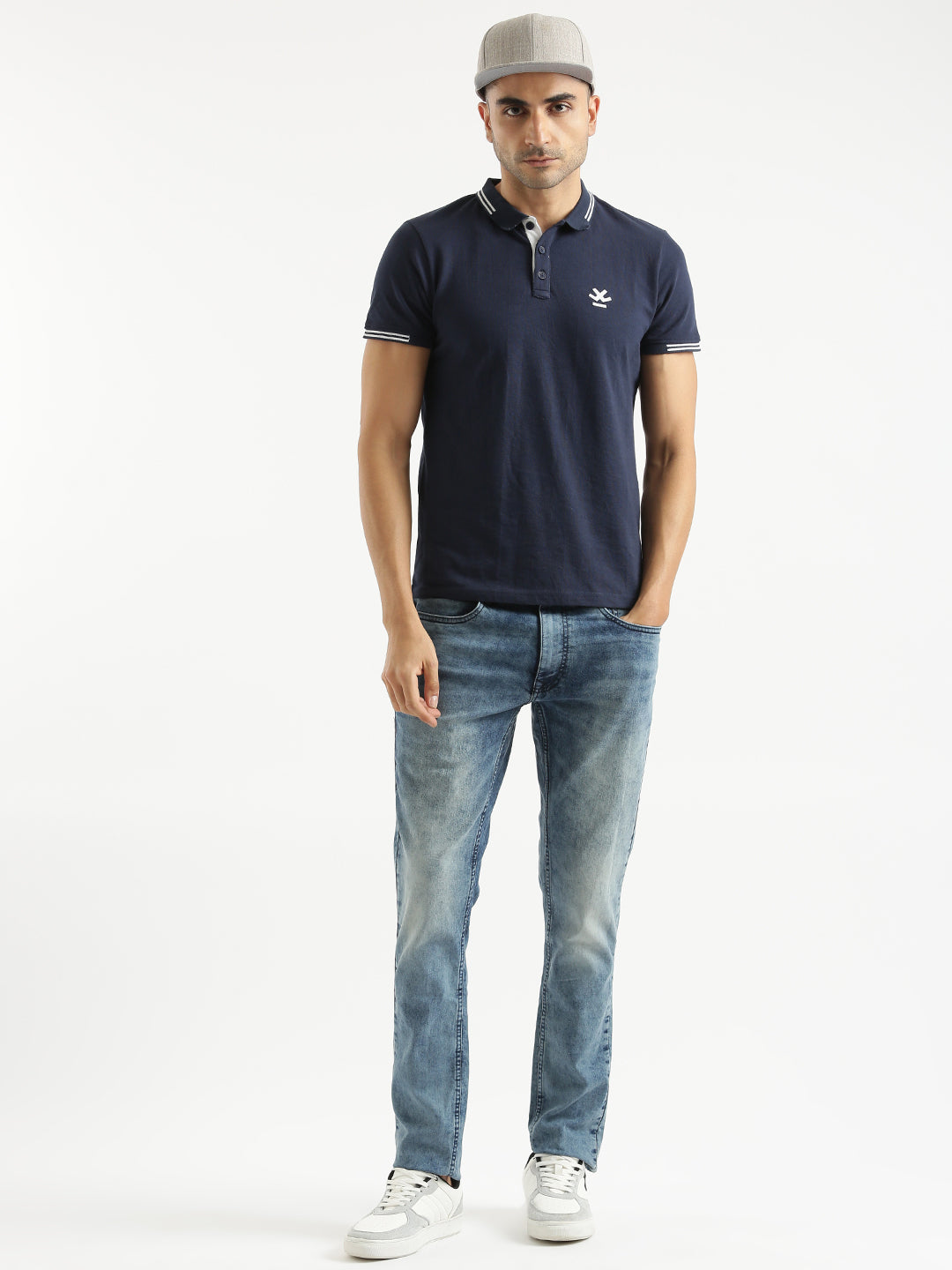 Classic Solid Polo Slim Fit T-Shirt – Wrogn