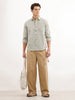 Classic Regular Fit Chekered Shirt  | Green