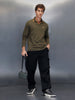 Men's Casual Slim fit Polo T-Shirt  | Olive
