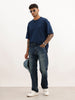 Classic Back Puffer Printed T-Shirt | Navy Blue | WTS02HSOS1341S