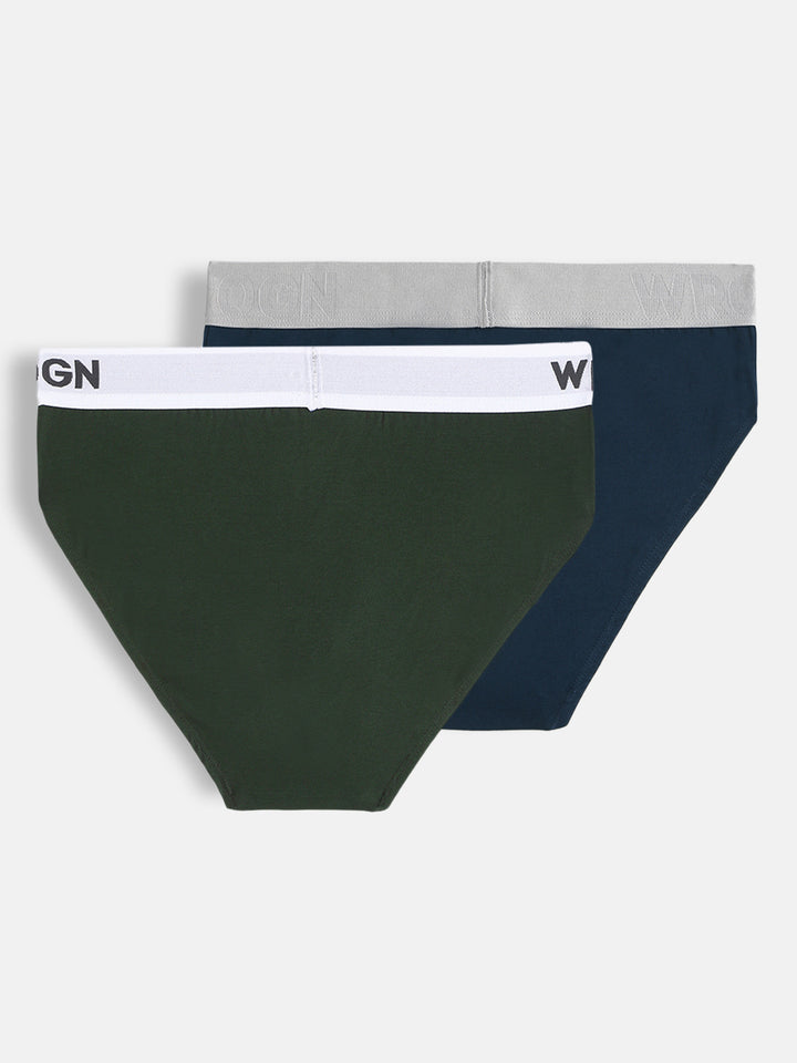 Soft Cotton Solid 2-Pack Briefs