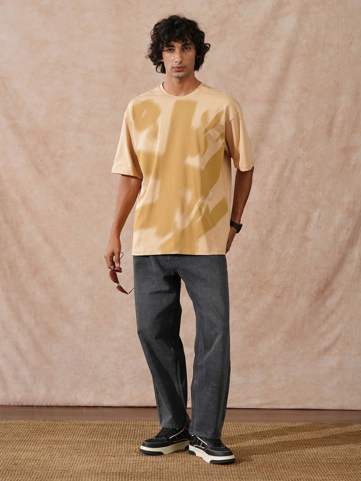 Heavy GSM Oversized T-Shirt | Beige