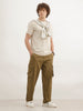 Loose Fit Cargo Trouser  | Olive