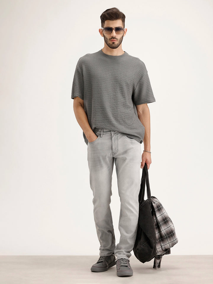 Slim Fit Denim Jeans | Grey