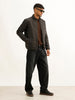 Solid Regular Fit Puffer Jacket | Black