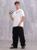 Graphic Printed Casual Look T-shirt With Branding | White