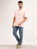 Oversized Print T-Shirt | Pink