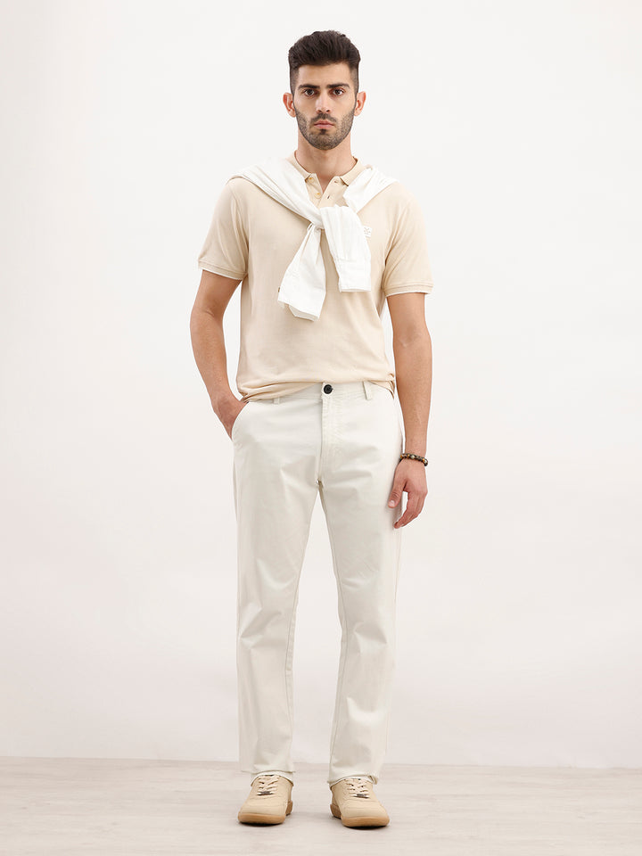 Straight Fit Trouser | Off White