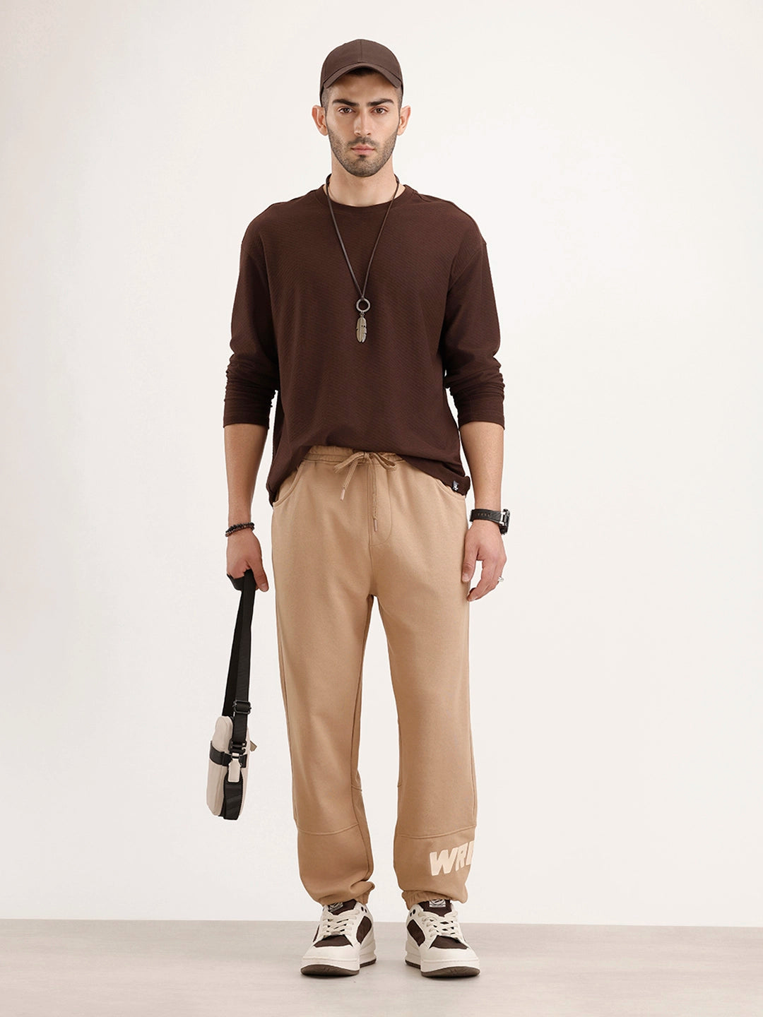 Slim Fit Cargo Jogger | Brown