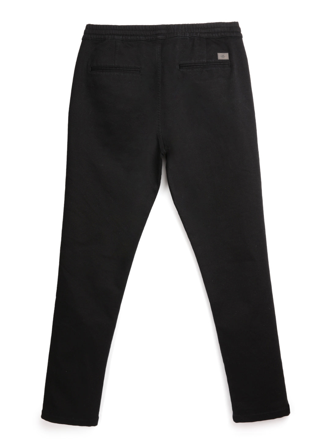 Apex Black Solid Jogger