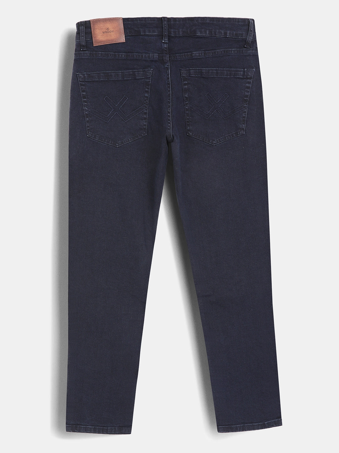 Solid Slim Fit Denim Jeans | Dark Blue