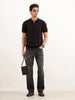Faded Anti Fit Denim Jeans | Dark Grey
